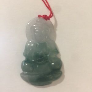 Authentic Sitting Buddha Jade “Jadeite” Amulet